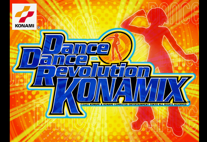 Dance Dance Revolution Konamix Title Screen